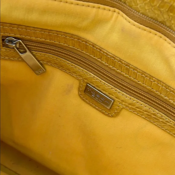 Yellow Fringe Handbag